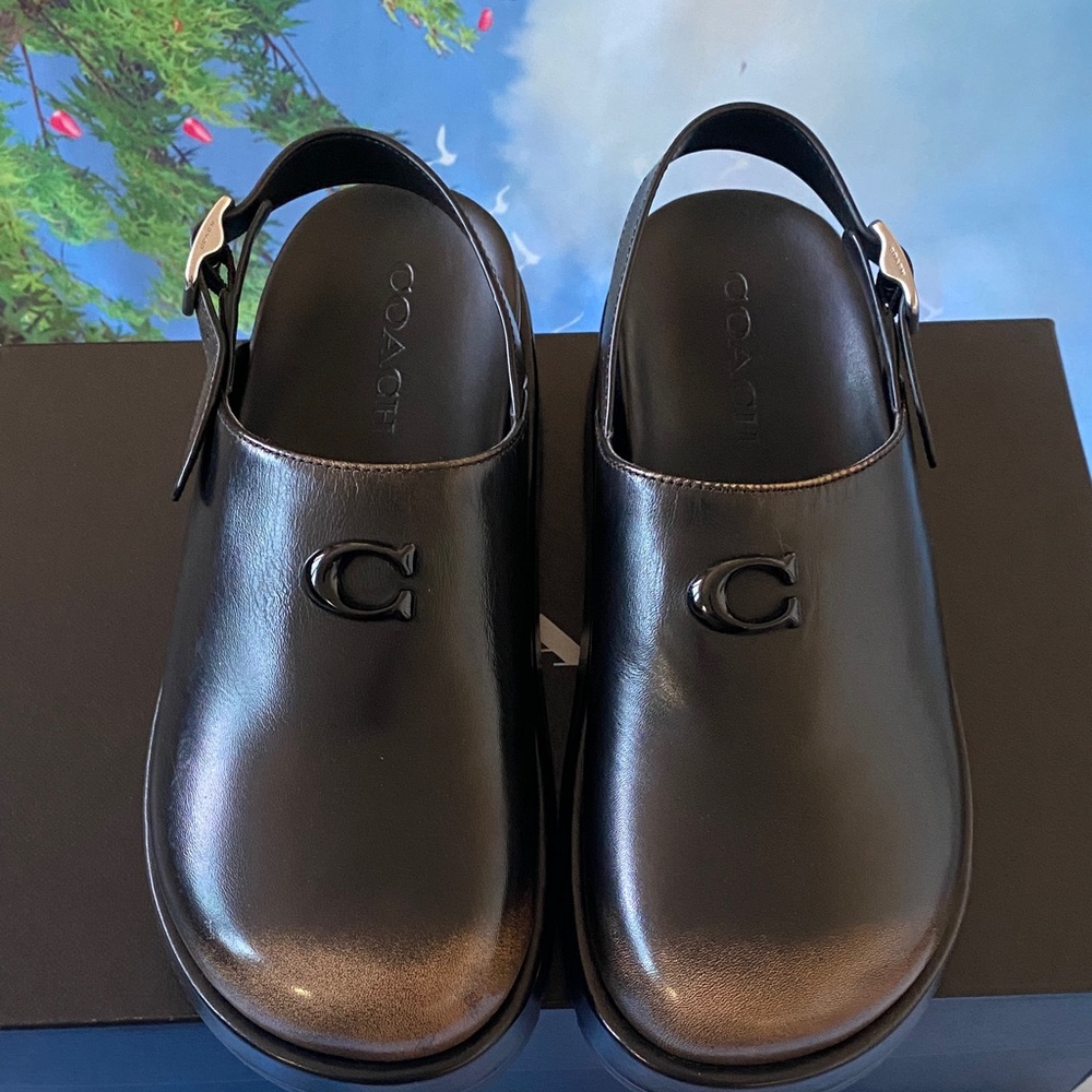 NWT COACH
Women's Sculpted C Loved Leather
Platform Clogs - Picture 7 of 16